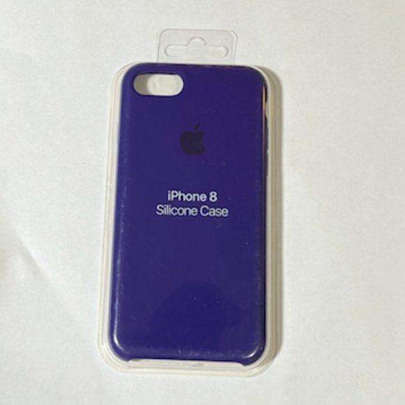 New iphone 8 Purple Silicone Case - Picture 1 of 2